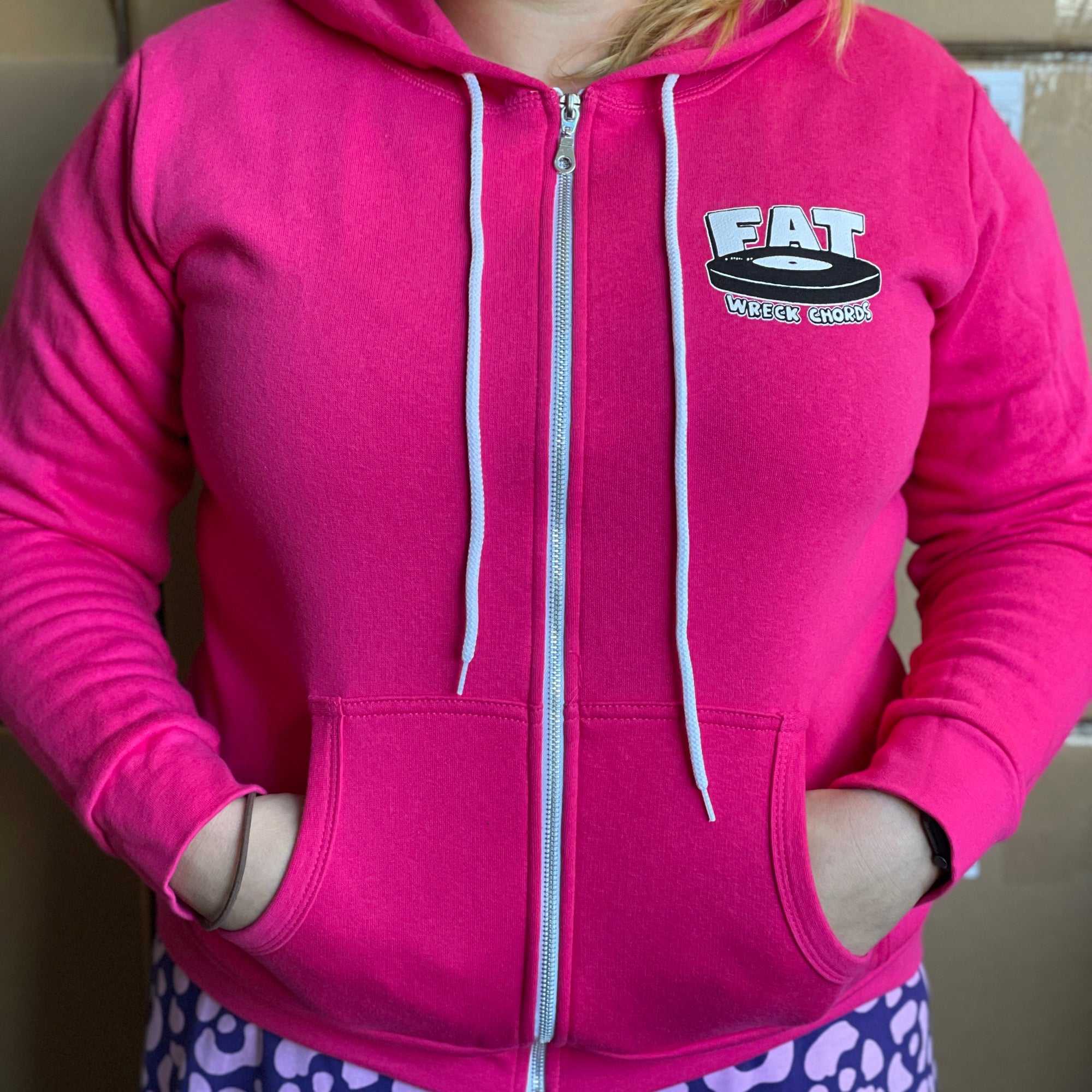 PINK Zip-Up Hoodie